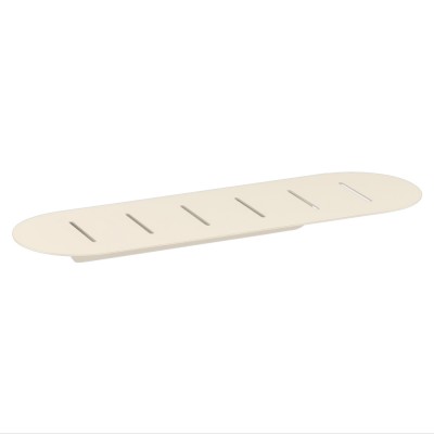 Σπογγοθήκη Οβάλ (AISI 304) W40xD12.5xH4.5cm Beige Mat Sanco Shower Shelves SH-0301-M102