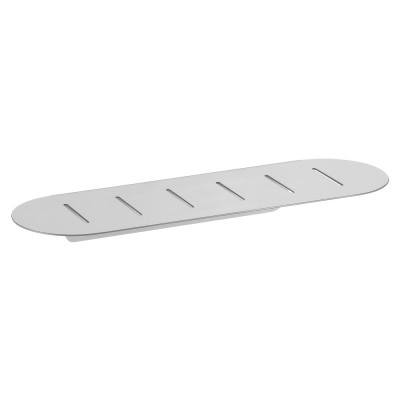 Σπογγοθήκη Οβάλ (AISI 304) W40xD12.5xH4.5cm Mat Inox Sanco Shower Shelves SH-0301-M90