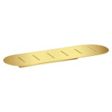 Σπογγοθήκη Οβάλ (AISI 304) W40xD12.5xH4.5cm PVD Golden Brass Polished Sanco Shower Shelves SH-0301-PVD-02PL