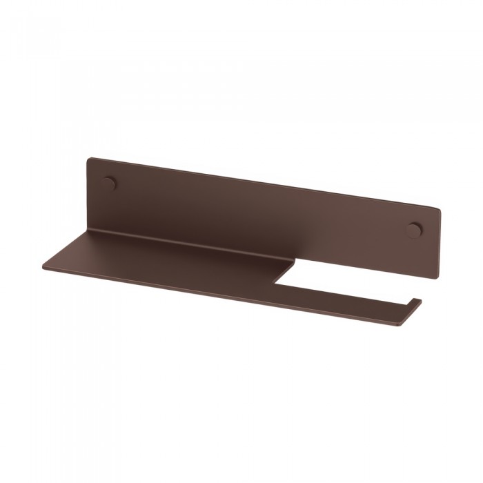 Ράφι Μπάνιου με Χαρτοθήκη W30xD9xH6.5cm Wenge Grained Sanco Shelves SH-0504-A75