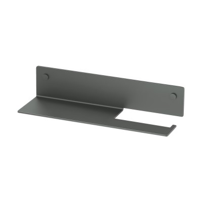 Ράφι Μπάνιου με Χαρτοθήκη W30xD9xH6.5cm Anthracite Grained Sanco Shelves SH-0504-M118