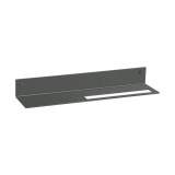Ράφι Μπάνιου με Πετσετοθήκη W50xD11xH5cm Anthracite Grained Sanco Shelves SH-0505-M118