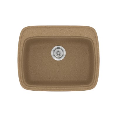 Νεροχύτης συνθετικός γρανίτη Sanitec Classic 313 58x50cm σε χρώμα 46. Granite Celtic Stone