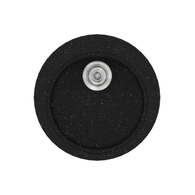 Νεροχύτης συνθετικός γρανίτη Sanitec Classic 316 48x48cm σε χρώμα 22. Metallic Space