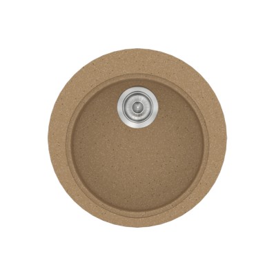 Νεροχύτης συνθετικός γρανίτη Sanitec Classic 316 48x48cm σε χρώμα 46. Granite Celtic Stone