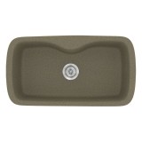 Νεροχύτης συνθετικός γρανίτη Sanitec Classic 321 83x51cm σε χρώμα 41. Granite Rust