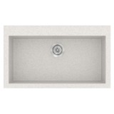 Νεροχύτης συνθετικός γρανίτη Sanitec Classic 333 79x50cm σε χρώμα 14. Metallic Ice