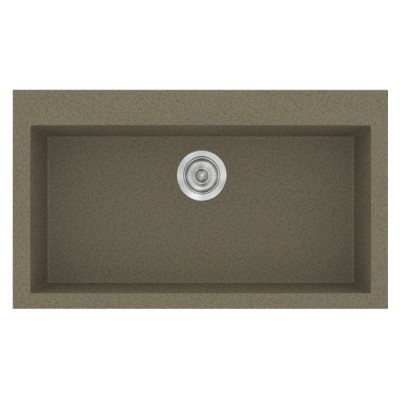 Νεροχύτης συνθετικός γρανίτη Sanitec Classic 333 79x50cm σε χρώμα 41. Granite Rust