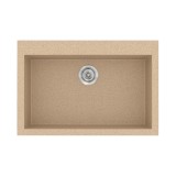 Νεροχύτης συνθετικός γρανίτη Sanitec Classic 338 70x50cm σε χρώμα 10. Granite Beige