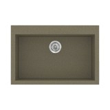 Νεροχύτης συνθετικός γρανίτη Sanitec Classic 338 70x50cm σε χρώμα 41. Granite Rust