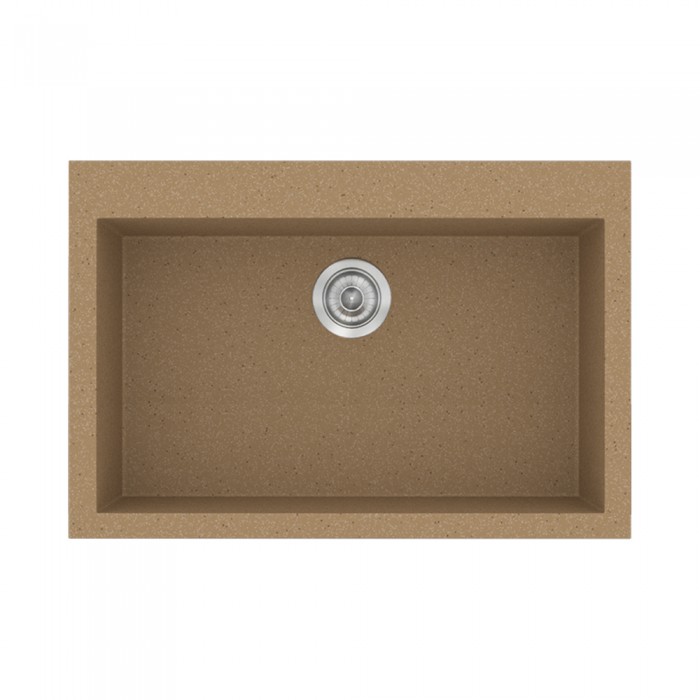 Νεροχύτης συνθετικός γρανίτη Sanitec Classic 338 70x50cm σε χρώμα 46. Granite Celtic Stone