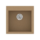 Νεροχύτης συνθετικός γρανίτη Sanitec Classic 339 50x50cm σε χρώμα 46. Granite Celtic Stone