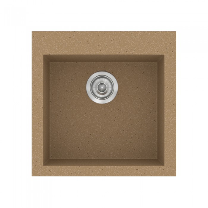 Νεροχύτης συνθετικός γρανίτη Sanitec Classic 339 50x50cm σε χρώμα 46. Granite Celtic Stone