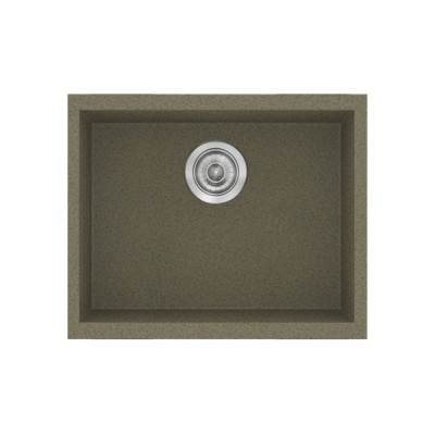 Νεροχύτης συνθετικός γρανίτη Sanitec Classic 341 50x40cm σε χρώμα 41. Granite Rust