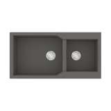 Νεροχύτης Sanitec Ultra Granite 803 2B 98x50cm σε χρώμα 35.Pietra