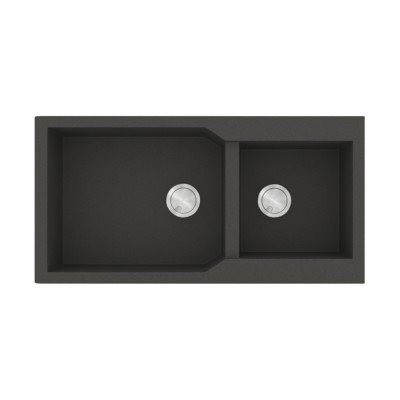 Νεροχύτης Sanitec Ultra Granite 803 2B 98x50cm σε χρώμα 47.Grigio