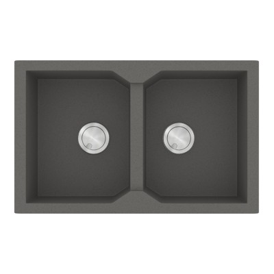 Νεροχύτης Sanitec Ultra Granite 806 2B 79x50cm σε χρώμα 35.Pietra