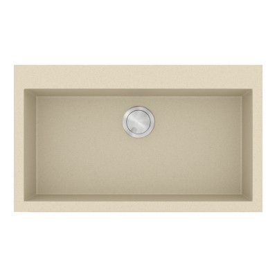 Νεροχύτης Sanitec Ultra Granite 808 1B 79x50cm σε χρώμα 31.Ocra