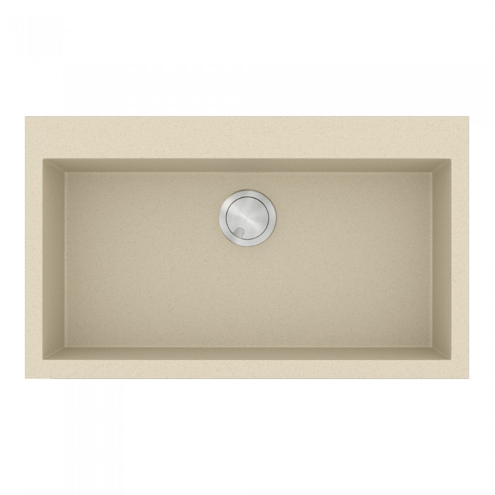 Νεροχύτης Sanitec Ultra Granite 808 1B 79x50cm σε χρώμα 31.Ocra
