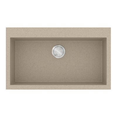 Νεροχύτης Sanitec Ultra Granite 808 1B 79x50cm σε χρώμα 32.Sabbia