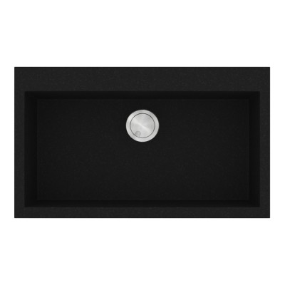 Νεροχύτης Sanitec Ultra Granite 808 1B 79x50cm σε χρώμα 33.Nero