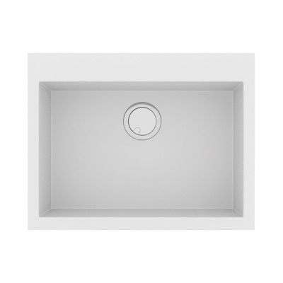 Νεροχύτης Sanitec Ultra Granite 809 1B 60x50cm σε χρώμα 30.Bianco