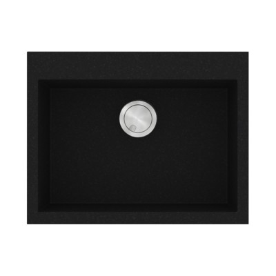 Νεροχύτης Sanitec Ultra Granite 809 1B 60x50cm σε χρώμα 33.Nero