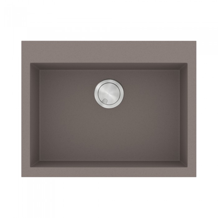 Νεροχύτης Sanitec Ultra Granite 809 1B 60x50cm σε χρώμα 34.Sienna