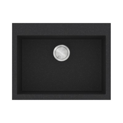 Νεροχύτης Sanitec Ultra Granite 809 1B 60x50cm σε χρώμα 36.Grafite