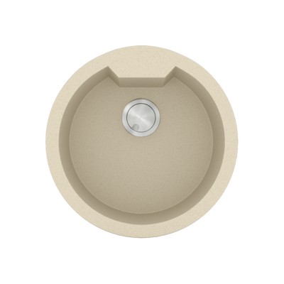 Νεροχύτης Sanitec Ultra Granite 810 1B Ø51 σε χρώμα 31.Ocra