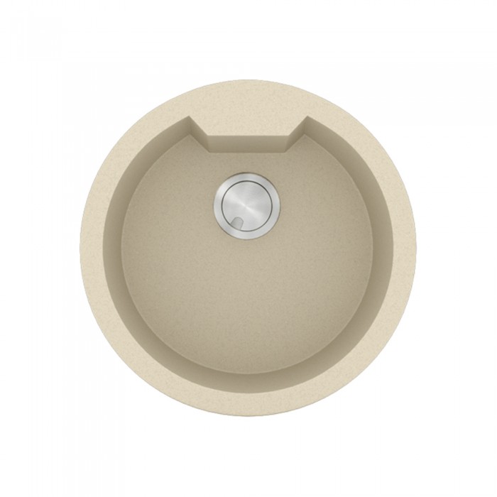 Νεροχύτης Sanitec Ultra Granite 810 1B Ø51 σε χρώμα 31.Ocra