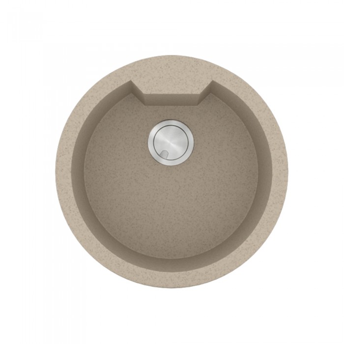 Νεροχύτης Sanitec Ultra Granite 810 1B Ø51 σε χρώμα 32.Sabbia