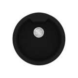 Νεροχύτης Sanitec Ultra Granite 810 1B Ø51 σε χρώμα 33.Nero