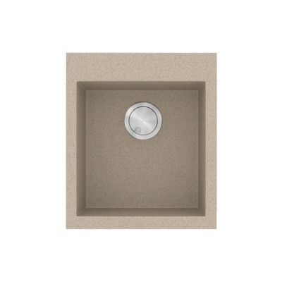 Νεροχύτης Sanitec Ultra Granite 813 1B 46x50cm σε χρώμα 32.Sabbia