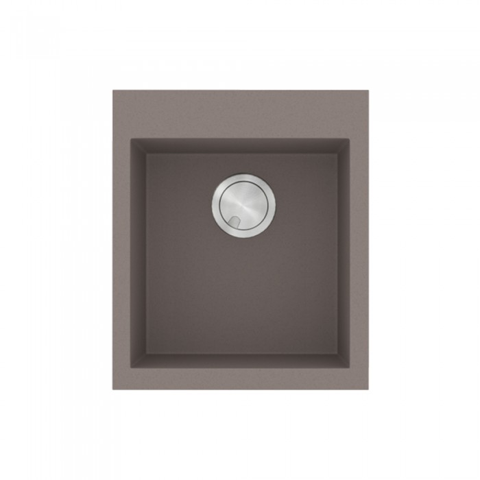 Νεροχύτης Sanitec Ultra Granite 813 1B 46x50cm σε χρώμα 34.Sienna