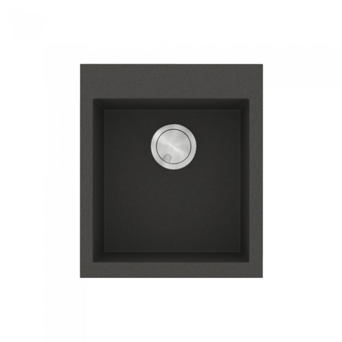 Νεροχύτης Sanitec Ultra Granite 813 1B 46x50cm σε χρώμα 47.Grigio