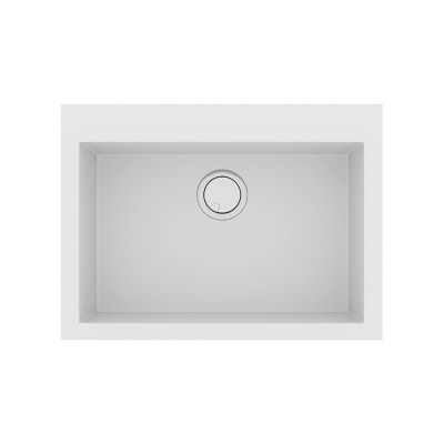 Νεροχύτης Sanitec Ultra Granite 815 1B 70x50cm σε χρώμα 30.Bianco