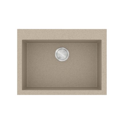 Νεροχύτης Sanitec Ultra Granite 815 1B 70x50cm σε χρώμα 32.Sabbia