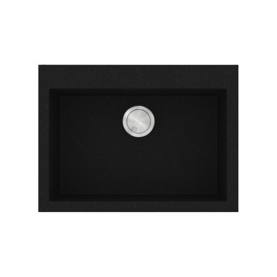 Νεροχύτης Sanitec Ultra Granite 815 1B 70x50cm σε χρώμα 33.Nero