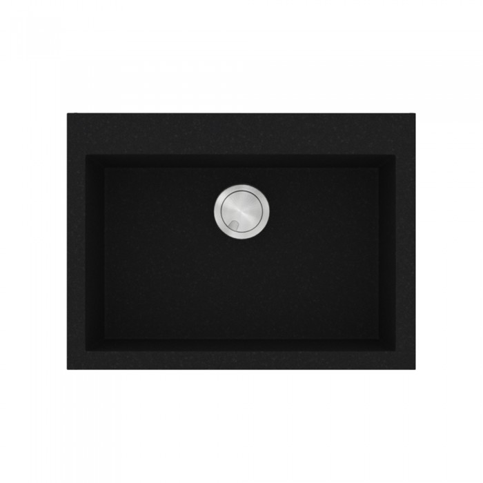 Νεροχύτης Sanitec Ultra Granite 815 1B 70x50cm σε χρώμα 33.Nero