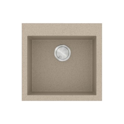 Νεροχύτης Sanitec Ultra Granite 816 1B 50x50cm σε χρώμα 32.Sabbia