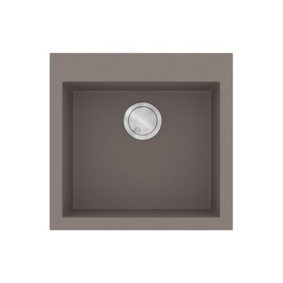 Νεροχύτης Sanitec Ultra Granite 816 1B 50x50cm σε χρώμα 34.Sienna