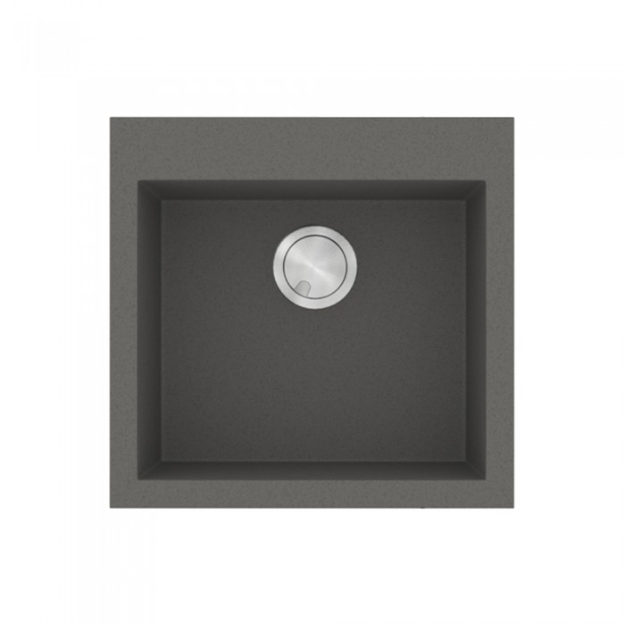 Νεροχύτης Sanitec Ultra Granite 816 1B 50x50cm σε χρώμα 35.Pietra