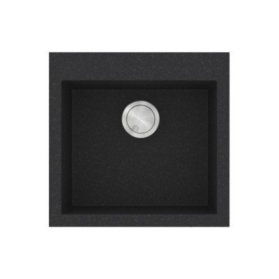 Νεροχύτης Sanitec Ultra Granite 816 1B 50x50cm σε χρώμα 36.Grafite