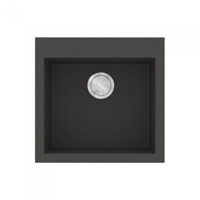 Νεροχύτης Sanitec Ultra Granite 816 1B 50x50cm σε χρώμα 47.Grigio