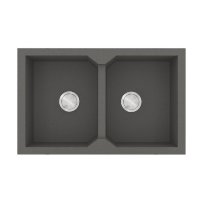 Νεροχύτης Sanitec Ultra Granite 818 2B 86x50cm σε χρώμα 35.Pietra