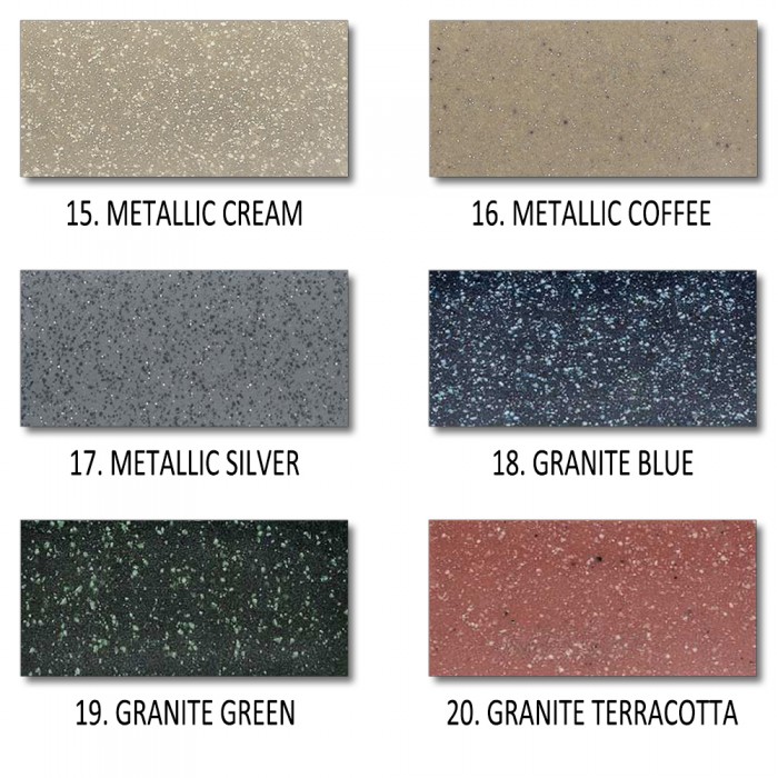 Νεροχύτης συνθετικός γρανίτη Sanitec Classic 305 96x51cm σε χρώμα 42. Granite Taupe