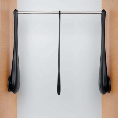 Ασανσέρ Ντουλάπας SERVETTO ONLY Μαύρο με μήκος 73-119cm SE03LA501
