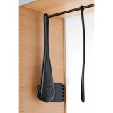 Ασανσέρ Ντουλάπας SERVETTO ONLY Μαύρο με μήκος 73-119cm SE03LA501