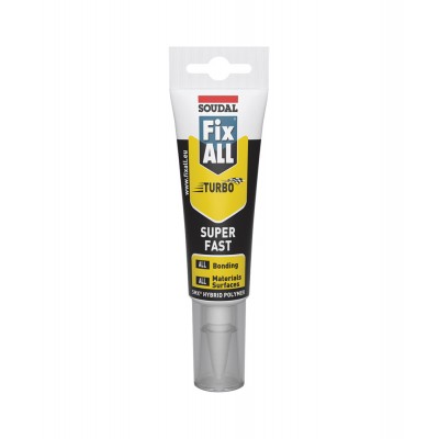 Υβριδική Πολυμερική Κόλλα Στεγανοποίησης 20' 125ml Λευκή Soudal Fix All Turbo 131102142